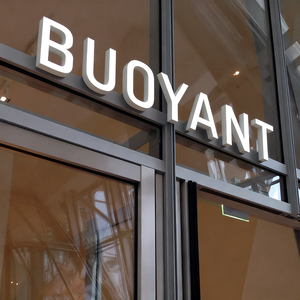 Lettres dimensionnelles de bureau personnalisées, logo 3D en lettres lumineuses, enseignes lumineuses extérieures pour les entreprises - Product Image 1