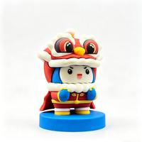 Maßgefertigte 3D PVC Vinyl Figur OEM Mini Cartoon Charakter Desktop Deko Ständer Spielzeugpuppe für Werbegeschenke und Sammlerstücke