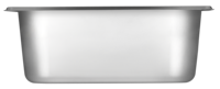 Conteneurs de stockage alimentaire en acier inoxydable pour cuisine d'hôtel, avec couvercle, 1/4, style américain, rectangulaire, GN Pan