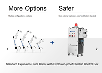 Robot collaboratif anti-explosion HUAYAN E05F, charge utile de 5 kg, certifié ATEX, 6 axes