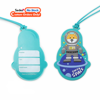 MOQ 3000 pièces – Étiquettes de bagage personnalisées en silicone et PVC avec logo, accessoires de voyage et traqueurs de bagages pour cadeaux promotionnels et d'affaires