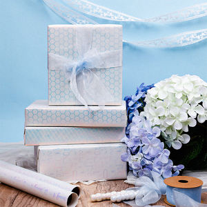 Rollo de papel de lujo de cumpleaños de Navidad personalizado al por mayor de fábrica 43cm X 300cm papel de regalo para embalaje - Product Image 5