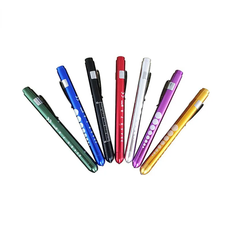 Com Pupil Medidor para Enfermeiros Estudantes Médicos com Bolso CLI Reutilizável LED Medical Penlight EDC Lanterna 3 * A Emergência 10000 10