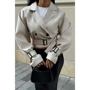 Chaqueta de visón para mujer con botones al frente - Product Image 4