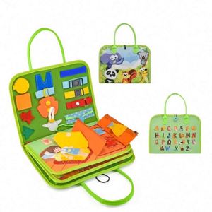 In Stock Felt Busy <b>Boards</b> Montessori Toys for Toddler Early Education Sensory Book - Product Image 1