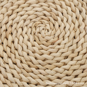 Mantel individual Junjin, sencillo mantel individual redondo de hoja de maíz tejido resistente a altas temperaturas, antideslizante para cacerolas - Product Image 1