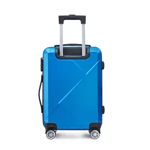 공장 도매 Pc 유니섹스 스타일 스피너 잠금 다채로운 소재 보라색 여행 수하물 가방 트롤리 수하물 세트 가방