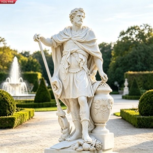 YOUFINE Escultura Clásica <span class=keywords><strong>de</strong></span> Mármol Blanco <span class=keywords><strong>de</strong></span> Tamaño Real <span class=keywords><strong>de</strong></span> Hannibal Barca, <span class=keywords><strong>Figura</strong></span> Tallada a Mano para Decoración <span class=keywords><strong>de</strong></span> Vestíbulo <span class=keywords><strong>de</strong></span> Villa - Product Image 1