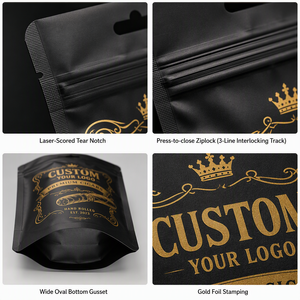 Étui de Voyage Personnalisé Anti-Odeur pour <span class=keywords><strong>Cigares</strong></span> Humidifiés, Pochette Mylar 1-3 <span class=keywords><strong>Cigares</strong></span> avec Fermeture Ziplock pour <span class=keywords><strong>Cigares</strong></span> <span class=keywords><strong>Cubains</strong></span> Premium - Product Image 3