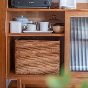 Meilleures ventes Vente en gros Paniers de rangement en rotin Carré et rond Conception tissée Beaucoup de belles options Bon prix - Product Image 4