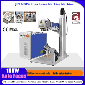 آلة نقش بالليزر الليفي JPT MOPA M7 بقوة 100 واط ذاتية التركيز للنقش على المعادن بدقة عالية - Product Image 2