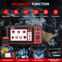 Herramienta de Diagnóstico Profesional para Autos Ancel DS300 OBD2, Herramienta de Diagnóstico y Reinicio de Codificación de Inyectores para Todos los Sistemas del Auto, Escáner Automotriz OBD2