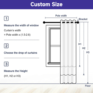 Cortinas DaiRui Beige de Lino Sintético con Efecto Texturizado, Semi Opacas, con Ojales, Color Albaricoque, para Privacidad <span class=keywords><strong>en</strong></span> la Sala de Estar - Product Image 5