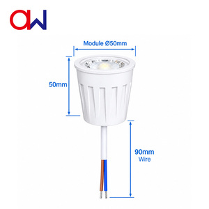 โมดูลไฟสปอตไลท์ LED 9W แบบฝัง AC 230V พร้อมฮีทซิงค์อะลูมิเนียม สำหรับติดตั้งเพิ่มเติมในโคมดาวน์ไลท์บนเพดาน - Product Image 4