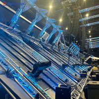 Sistema de techo de concierto, iluminación cuadrada, mini escenario Tomcat y evento de exposición de truss, truss F34 ajustable para boda