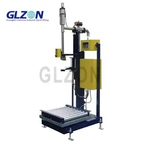 Semi-automatic weighing and filling machine is used to fill 200L adhesive/water-based ink/asphalt/sauce
