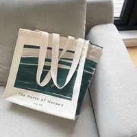 Sac fourre-tout en toile Chang Yu pour peinture à l'huile, grande capacité, trois sangles, fermeture éclair, couleur unie, écologique, pour femme, idéal pour les trajets quotidiens