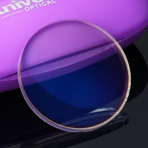 Lensa Optik Pabrikan Tiongkok Lensa Kacamata Resep Anti Refleksi Indeks Tinggi 1.74