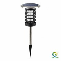 Piège à moustiques solaire de jardin de 16 cm, étanche IP65, qualité supérieure, fourni en gros par l'usine