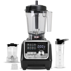 Licuadora Comercial Gemat 3 en 1 con Motor de Alta Velocidad, Procesador de Alimentos Multifuncional, Máquina para Hacer Smoothies con Protector Contra Salpicaduras - Product Image 5