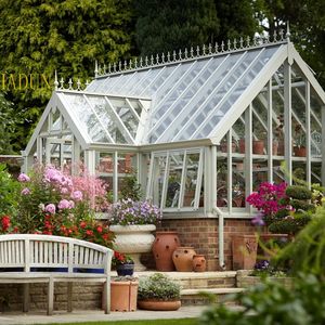 Gazebo Grande para Decoración de Jardín Exterior en Venta, Solárium, <span class=keywords><strong>Orangerie</strong></span>, Hierro Forjado, Plástico Personalizado con Caja de Madera - Product Image 6