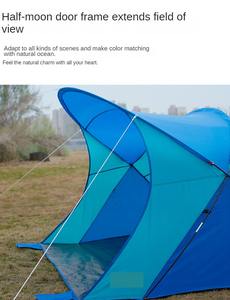 Source Chine Usine Personnalisé Pêche <span class=keywords><strong>Camping</strong></span> Extérieur Tente Parasol Crème Solaire Portable Ouverture Rapide Léger Bord De Mer Plage - Product Image 2