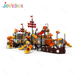 Chất lượng cao lớn ngoài trời vui chơi giải trí thiết bị tàu cướp biển Toddler nhựa trẻ em sân chơi trượt ngoài trời cho các trường học - Product Image 2