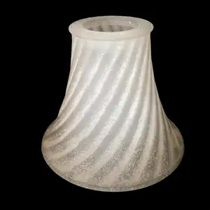 Fabricante Tamaño personalizado Forma de color Estilo vintage Reemplazo de pantalla de lámpara de vidrio de alabastro de alta calidad para lámparas de pie