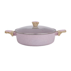 Kit d'ustensiles de cuisine cuisine cuisine, ensemble d'accessoires, marbre <span class=keywords><strong>rose</strong></span>, aluminium pressé, revêtement <span class=keywords><strong>granit</strong></span> - Product Image 6