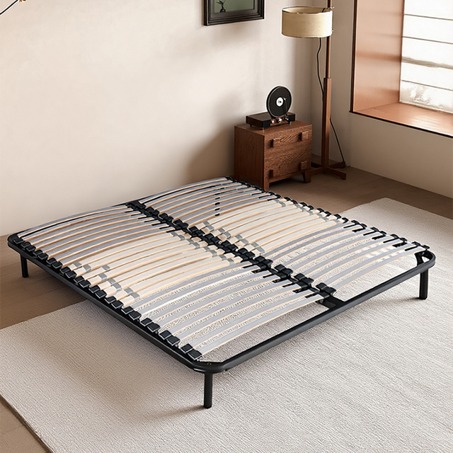 Furniture  Customization Simple  Design Single Full Bed Iron Frame  Metal Bed Frame  Portable