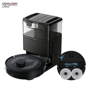 Aspirateur <span class=keywords><strong>robot</strong></span> intelligent RC700, aspirateur <span class=keywords><strong>robot</strong></span> automatique pour sols secs et humides, nettoyage automatique, batterie européenne, gyroscope, construction en plastique - Product Image 1