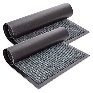 home non-slip mat entrance carpet double stripe dust removal and Polyester Mat door mats for home