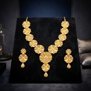 Collares de Microformado Chapados en Oro, Joyería Tradicional para Bodas y Ocasiones Especiales, Latón Chapado en Oro, Oro Laminado para Mujer - Product Image 3