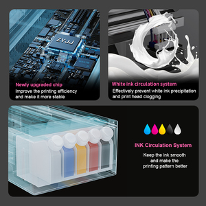 FCOLOR A4 piccola pellicola per animali domestici t-Shirt macchina da stampa tessile DTF Flatbed stampante e Dtf asciugatrice per stampante Dtf - Product Image 3