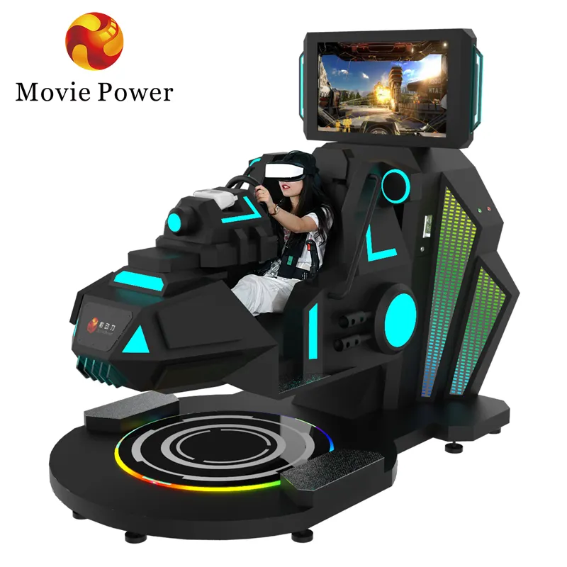 Indoor Playground Equipment Interactive VR Shooting 360 degree VR Flight VR Racing Simulator Cockpit Star Warship for Malls