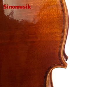 Sinomusik Antique Cremona finition violon Belle flamme érable Rouge Brun ébène pièces instruments à cordes - Product Image 6