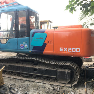 Excavatrice Hitachi EX200 d'occasion, modèle EX200-5 avec moteur Isuzu, capacité de la benne de 0,8 m³, poids opérationnel de 18,8 tonnes, en vente - Product Image 6