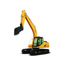 Excavadora de cadenas mediana Skymard de 24 toneladas, modelo XG825FL, con cucharón estándar de 1.2 m³ y sistema de línea de tuberías para martillo hidráulico