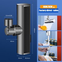 Robinet de cuisine multifonctionnel rotatif à 360 degrés avec pulvérisateur et extension pour évier, robinet cascade pour cuisine - Vente en gros