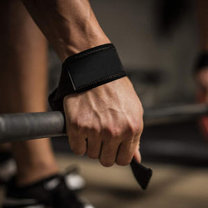 Профессиональные ремни для тяжелой атлетики, индивидуальные аксессуары для фитнеса и тренажерного зала, хлопковый материал для взрослых, защита запястий - Product Image 3