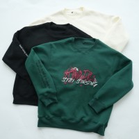 Sudadera de cuello redondo de tela de lana de 500GSM, impresión Digital de alta calidad, logotipo personalizado de peso pesado, sudaderas de tripulación para hombres al por mayor