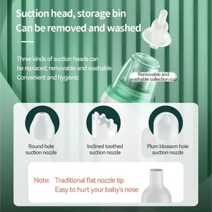 Aspirador Nasal Eléctrico de Silicona Recargable para Bebés, Uso Doméstico - Product Image 5