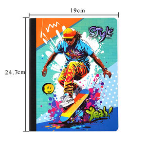 Promoción de Stock: Cuaderno de Composición Henry Cartoon, Tamaño B5, Cuadrado, 100 Hojas Sueltas, Material Escolar, Cuaderno de Ejercicios <span class=keywords><strong>para</strong></span> Niños y Niñas - Product Image 2