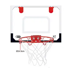बास्केटबॉल गेम खिलौने बॉल्स के साथ डोर बास्केटबॉल हुप्स कमरे की दीवार के लिए सहायक उपकरण के साथ बच्चों के लिए इनडोर मिनी बास्केटबॉल हूप सेट