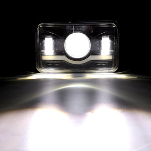 Faro LED Rectangular de 5 Pulgadas, Luz Alta/Baja, Proyector DRL, Color 6000K, 12V 45W 10000 Lúmenes, Bombilla H4, Nuevo, Universal - Product Image 5