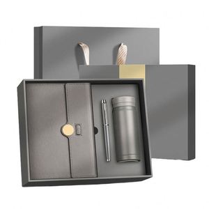 ชุดของขวัญธุรกิจสุดหรู ปี 2026 พร้อมโลโก้สั่งทำ สมุดโน้ตขนาด A5 ปากกา แก้วเก็บความร้อน ชุดของขวัญส่งเสริมการขายสำหรับองค์กร - Product Image 1