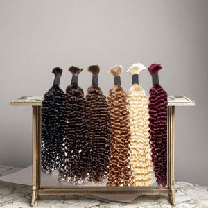 印度洋水波人发7A未加工散装无缠结松散深卷曲雷米发毛机双纬纱100克束 - Product Image 6