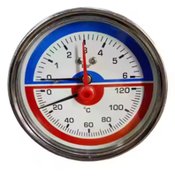 2026 Hengzan High Quality Brass Refrigeration Manometers Black Case OEM Custom Digital Pressure Gauges