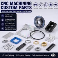 Composants en plastique pour prototypage rapide CNC, pièces en ABS, PP, POM, nylon, PEEK, pièces usinées CNC sur mesure, services d'usinage CNC