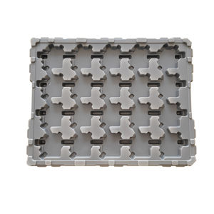 Plateau antistatique ESD en PS, conteneur en plastique recyclable pour l'électronique, les appareils optiques, l'emballage de circuits imprimés - Product Image 1